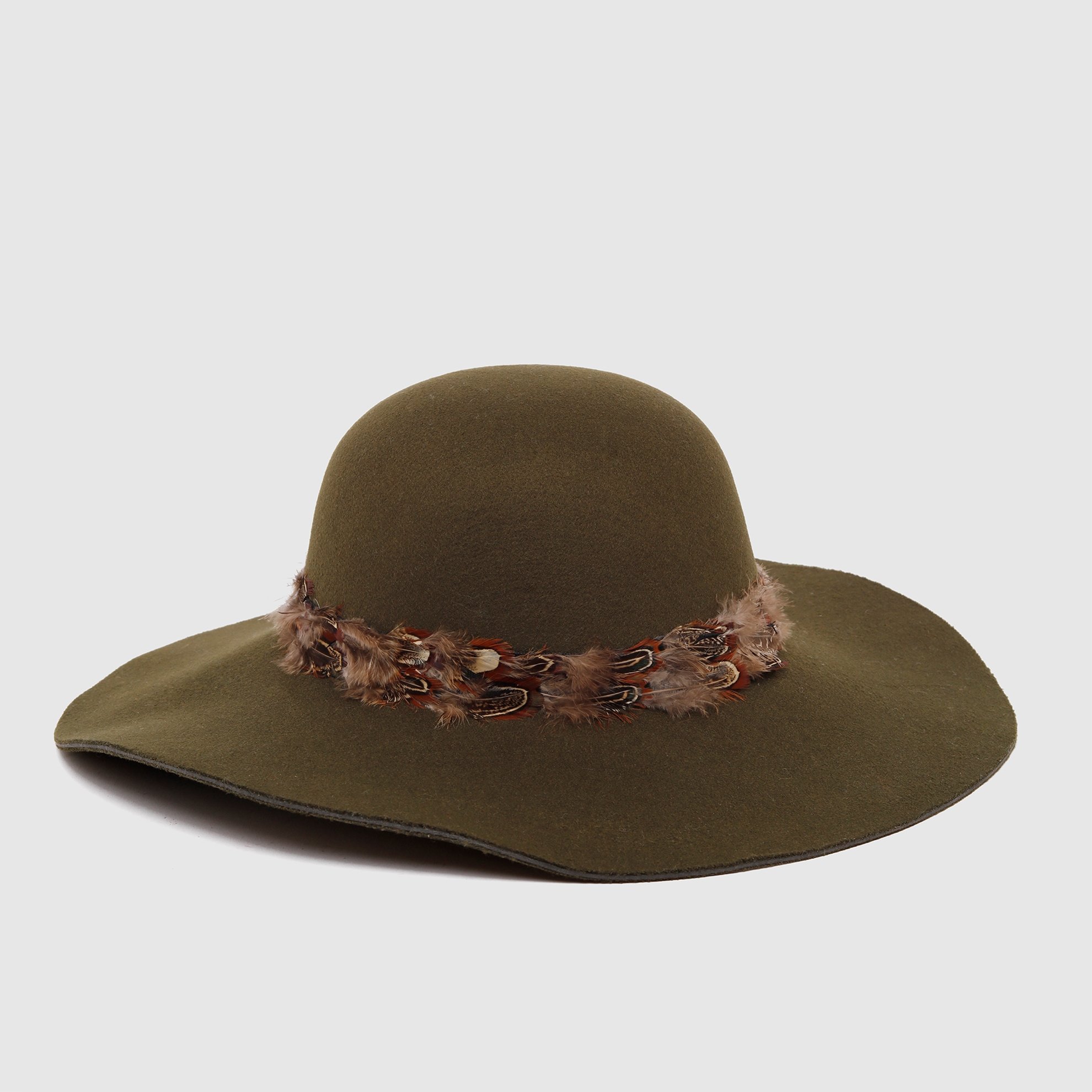 Tüy Detaylı Şapka