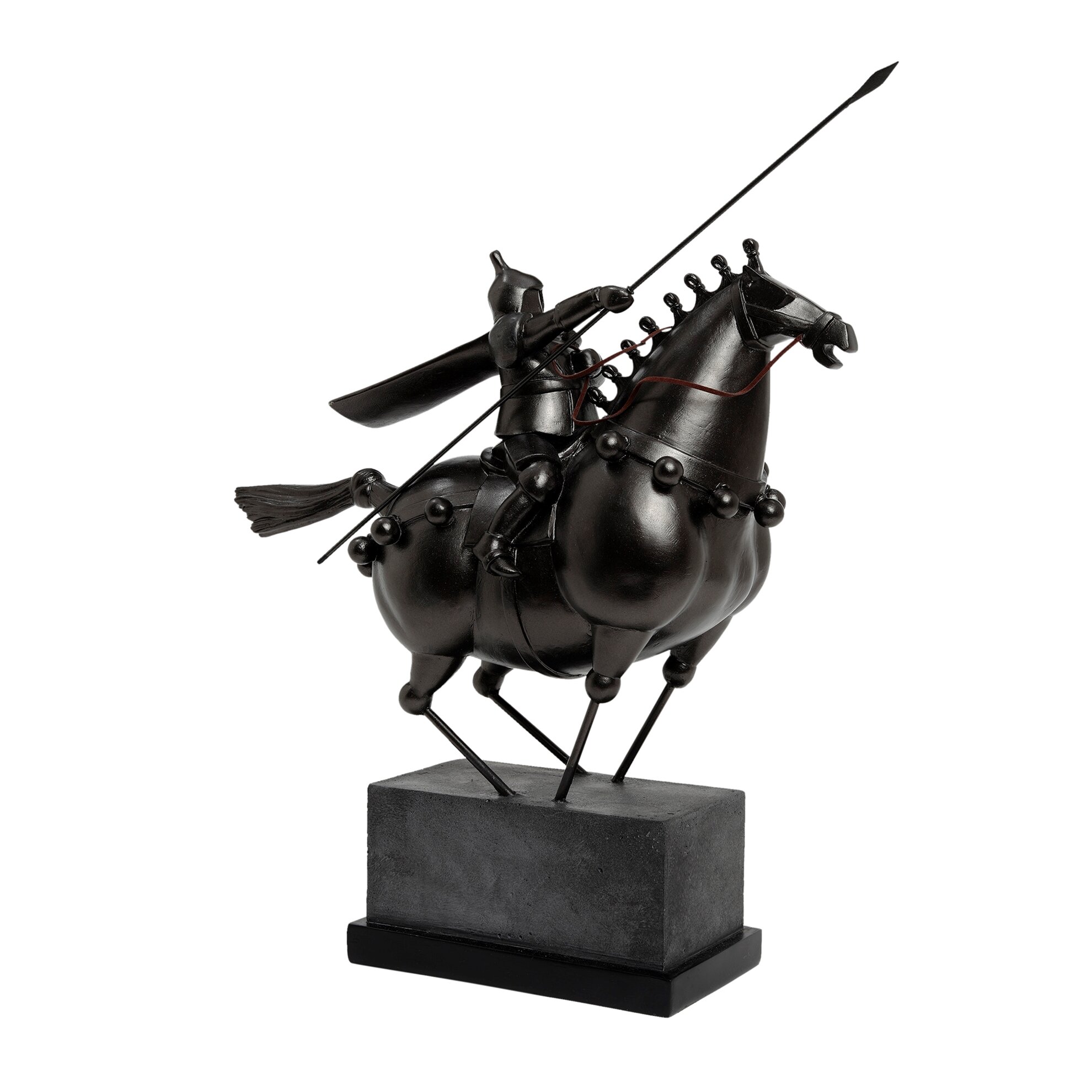 Dekoratif Obje - Atlı Şövalye (15,5x41,7x43cm)
