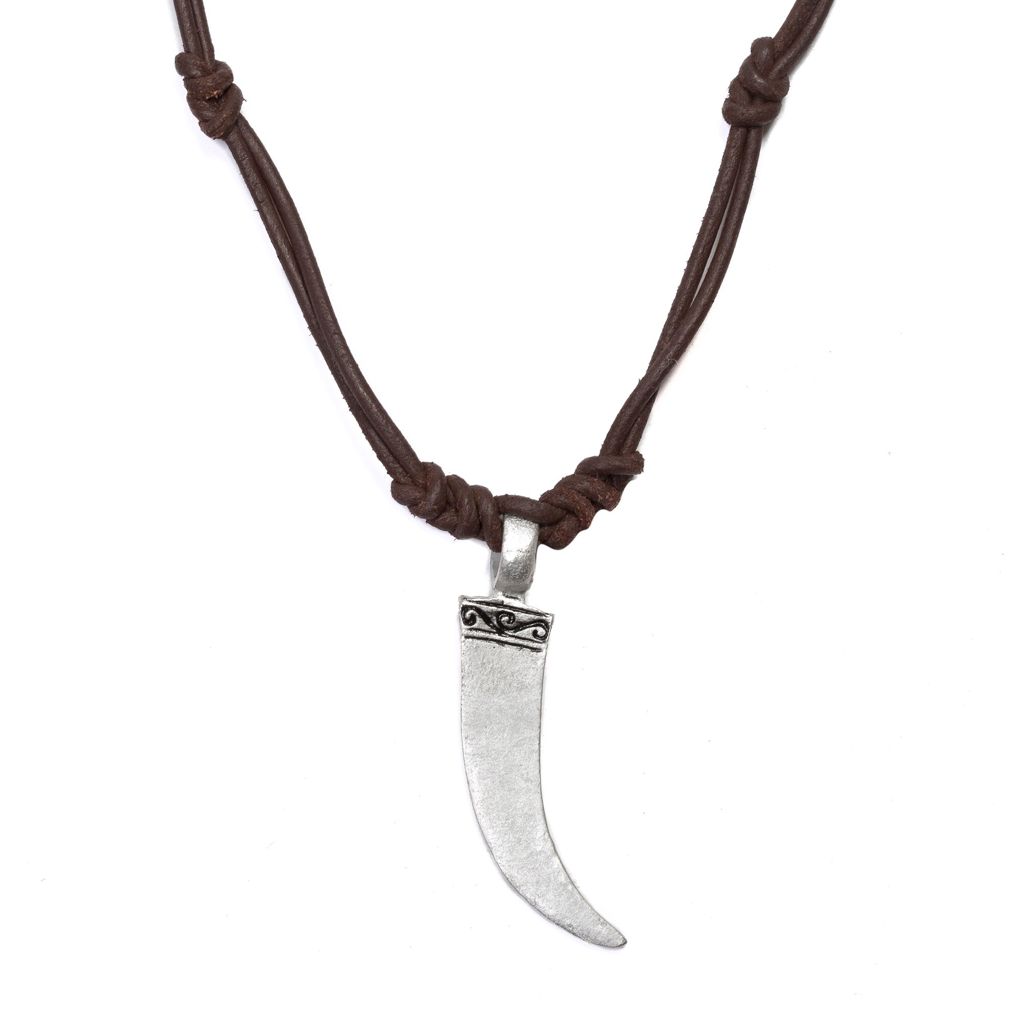 Leather & ivory Necklace