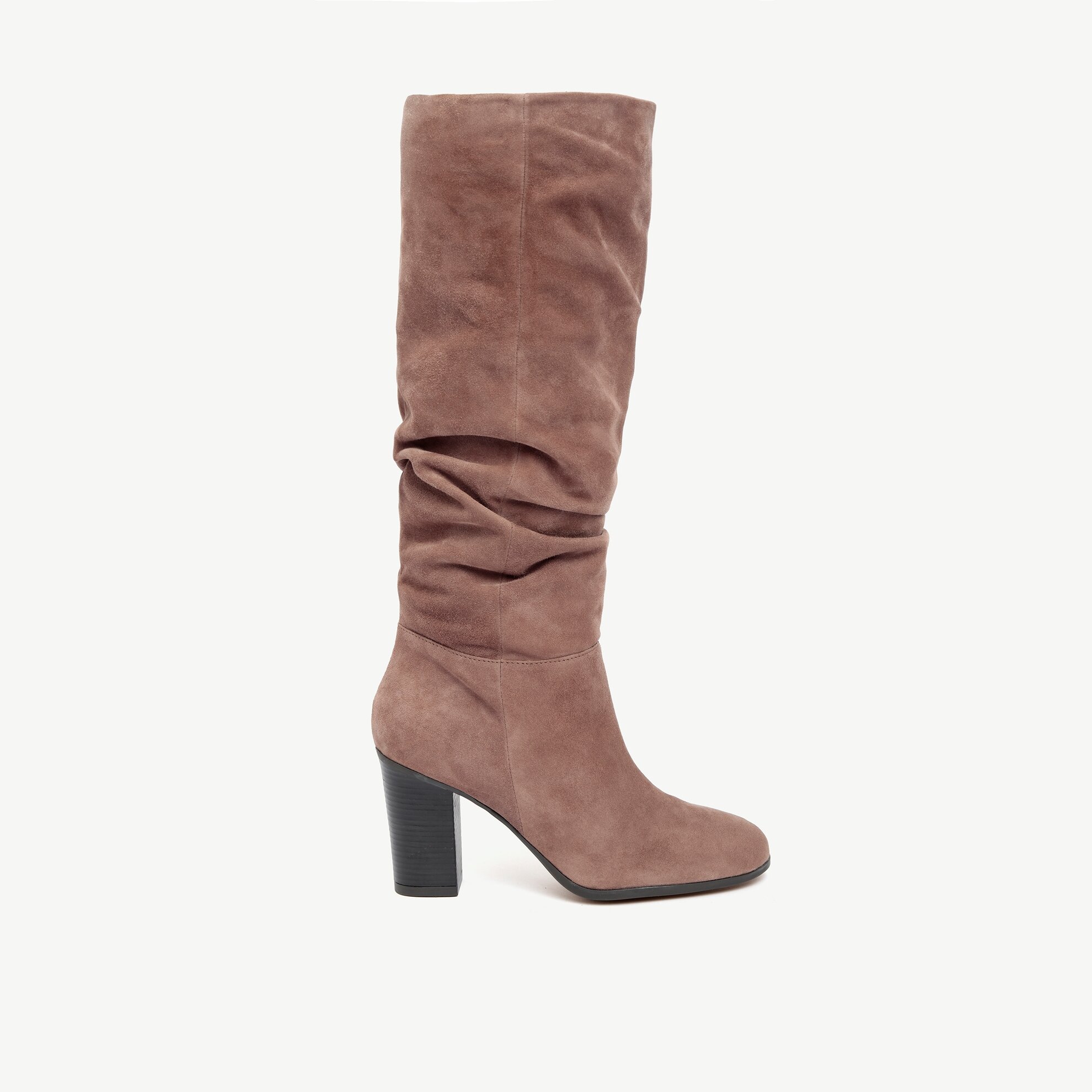Suede Leather High Heel Long Boot