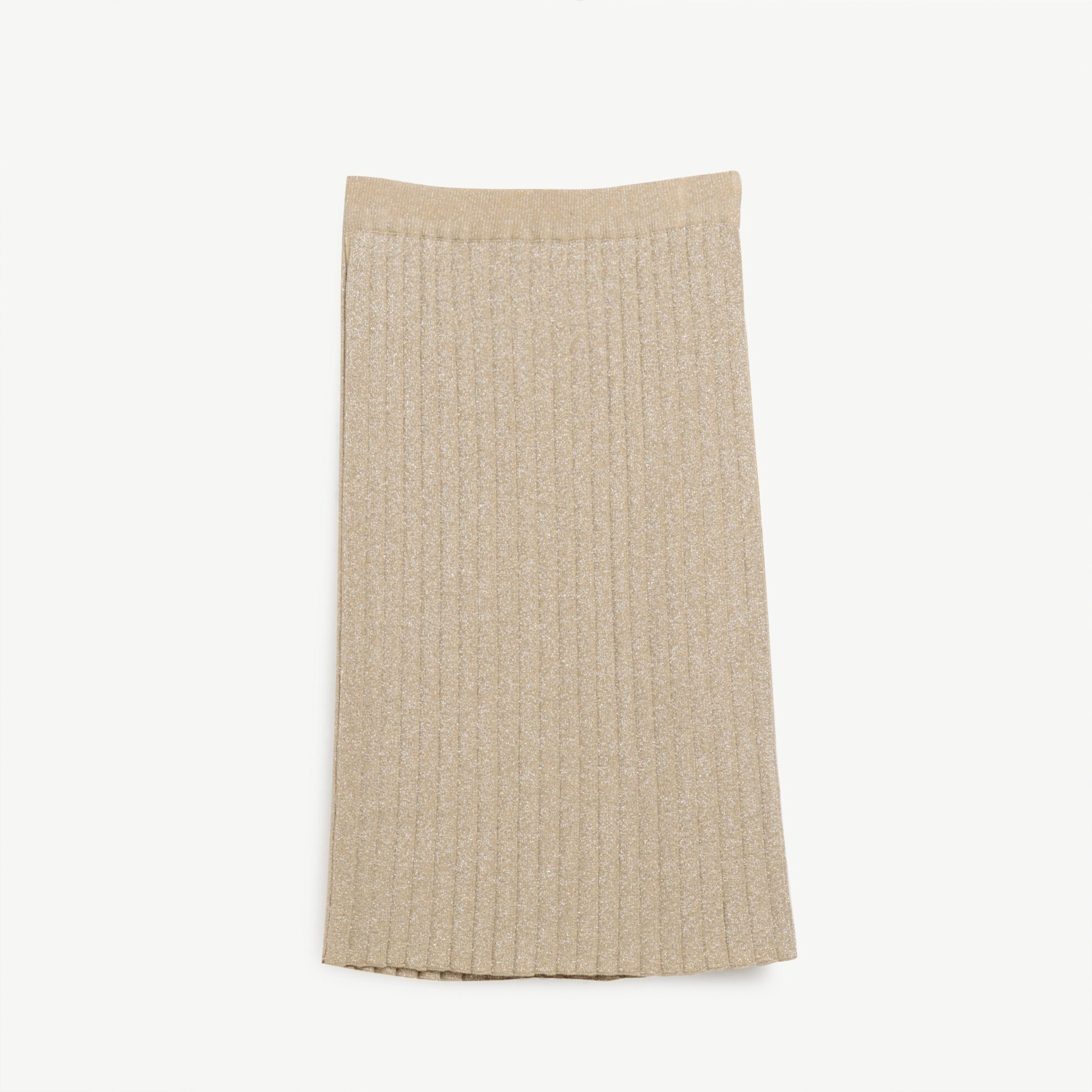 Pleated Knitted Skirt