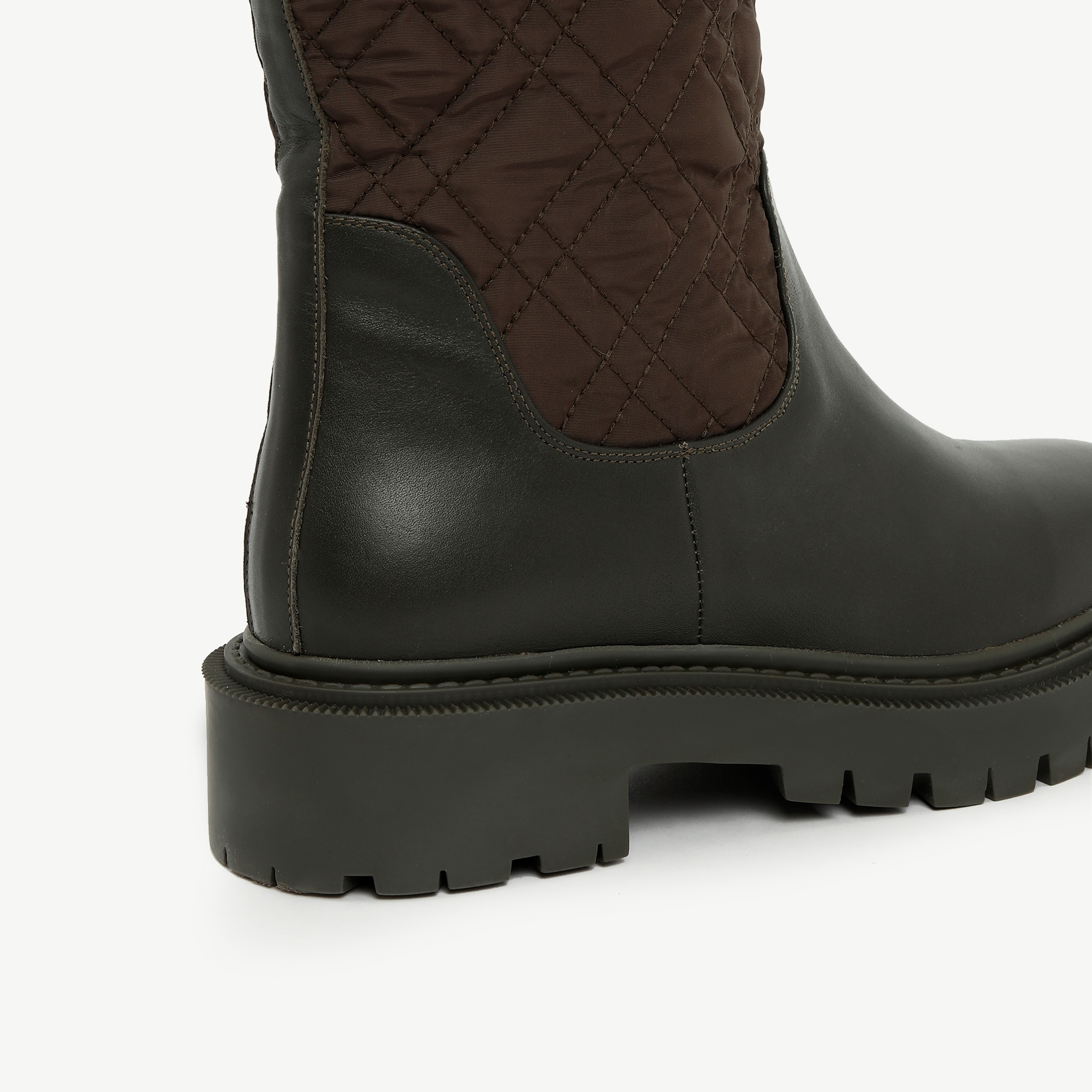 Quilted Detail Boots