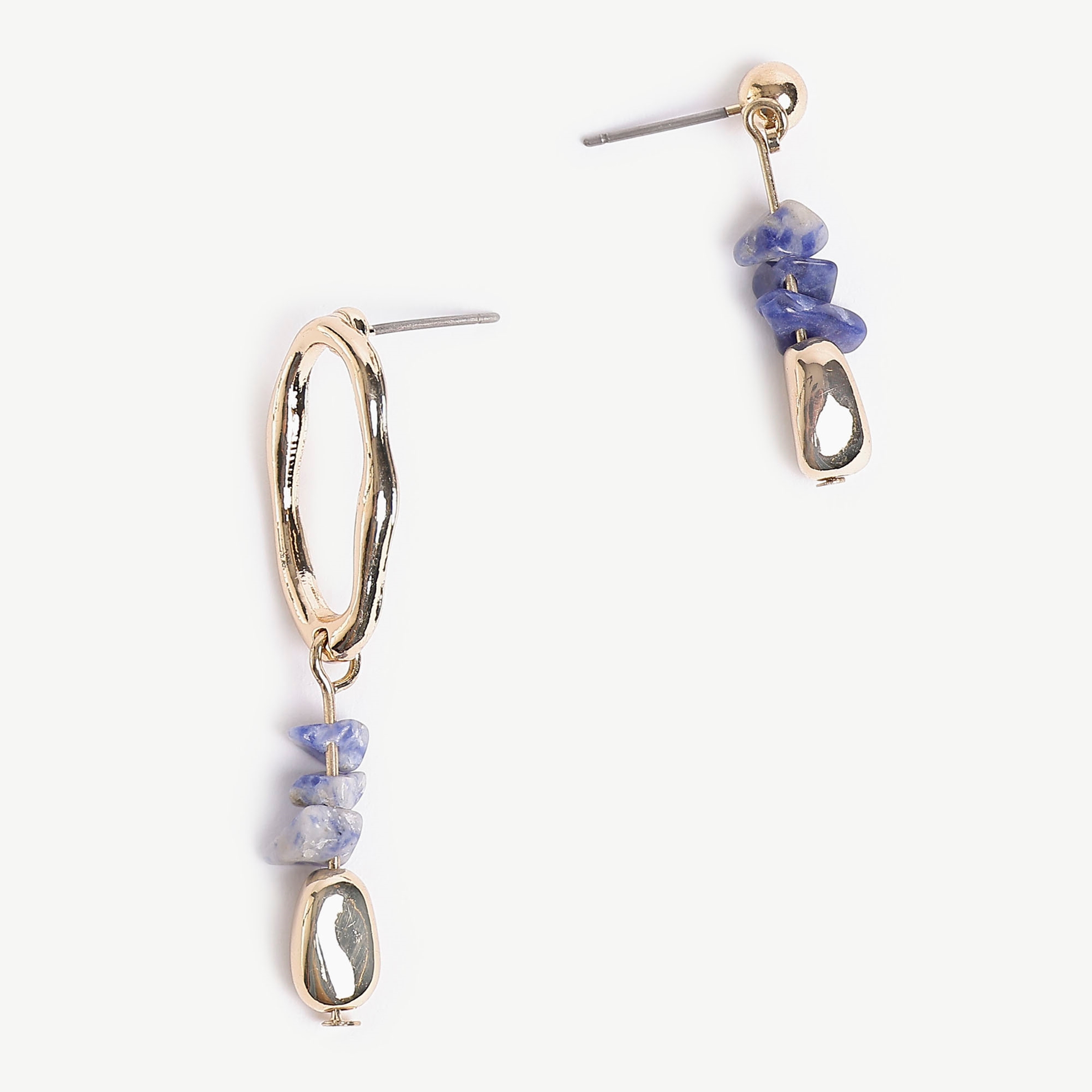 Earrings With Stone Pendant