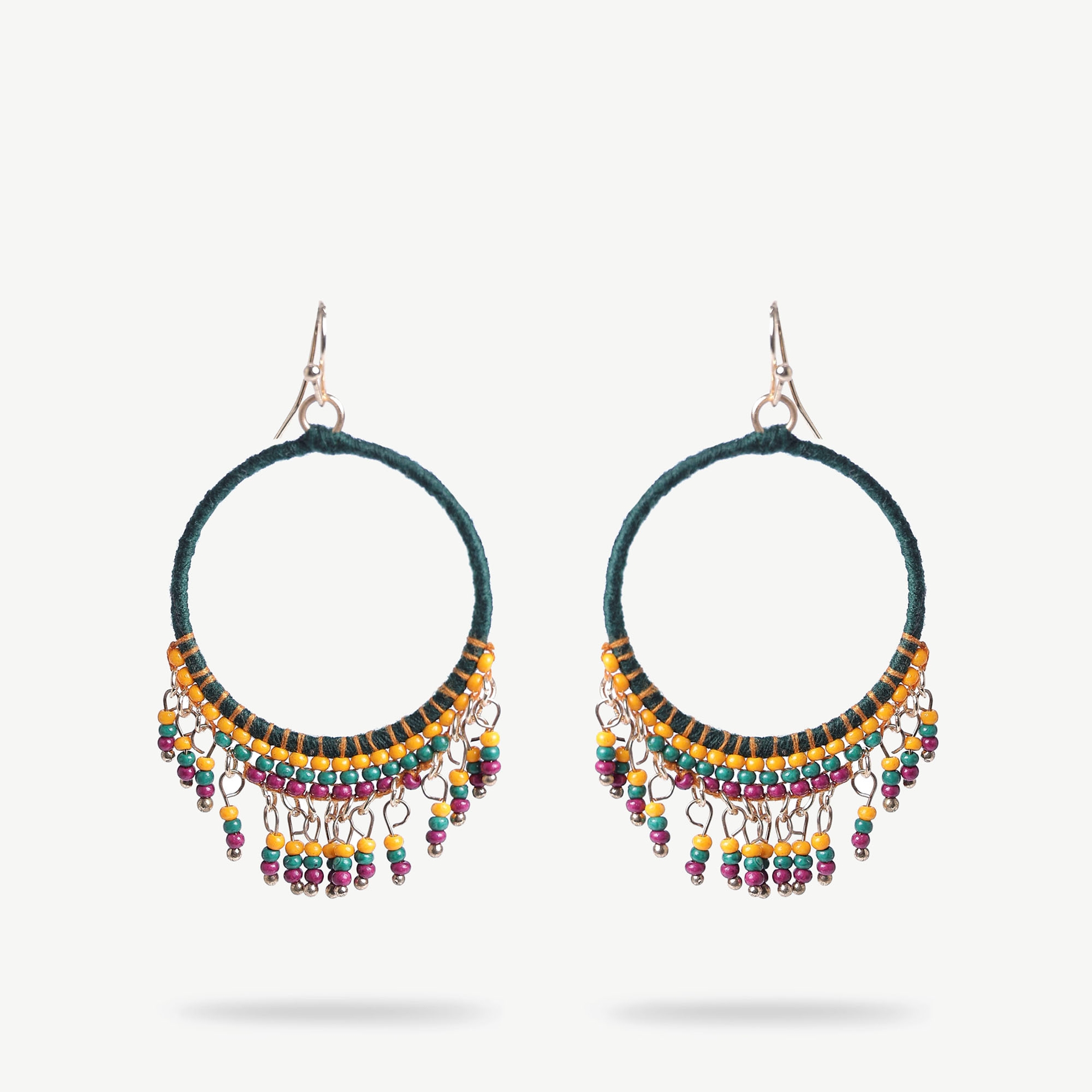 Hook Earrings With Beads