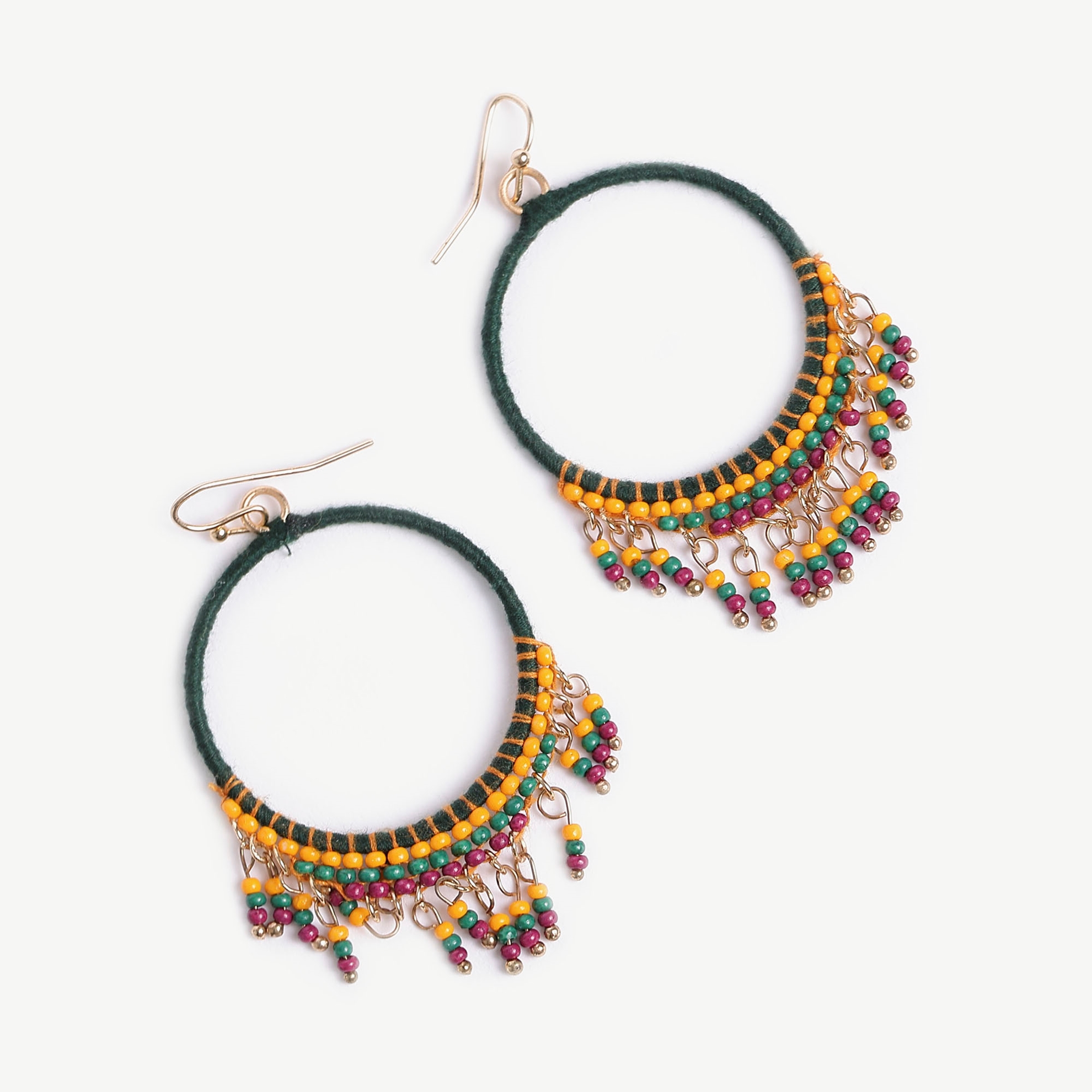 Hook Earrings With Beads