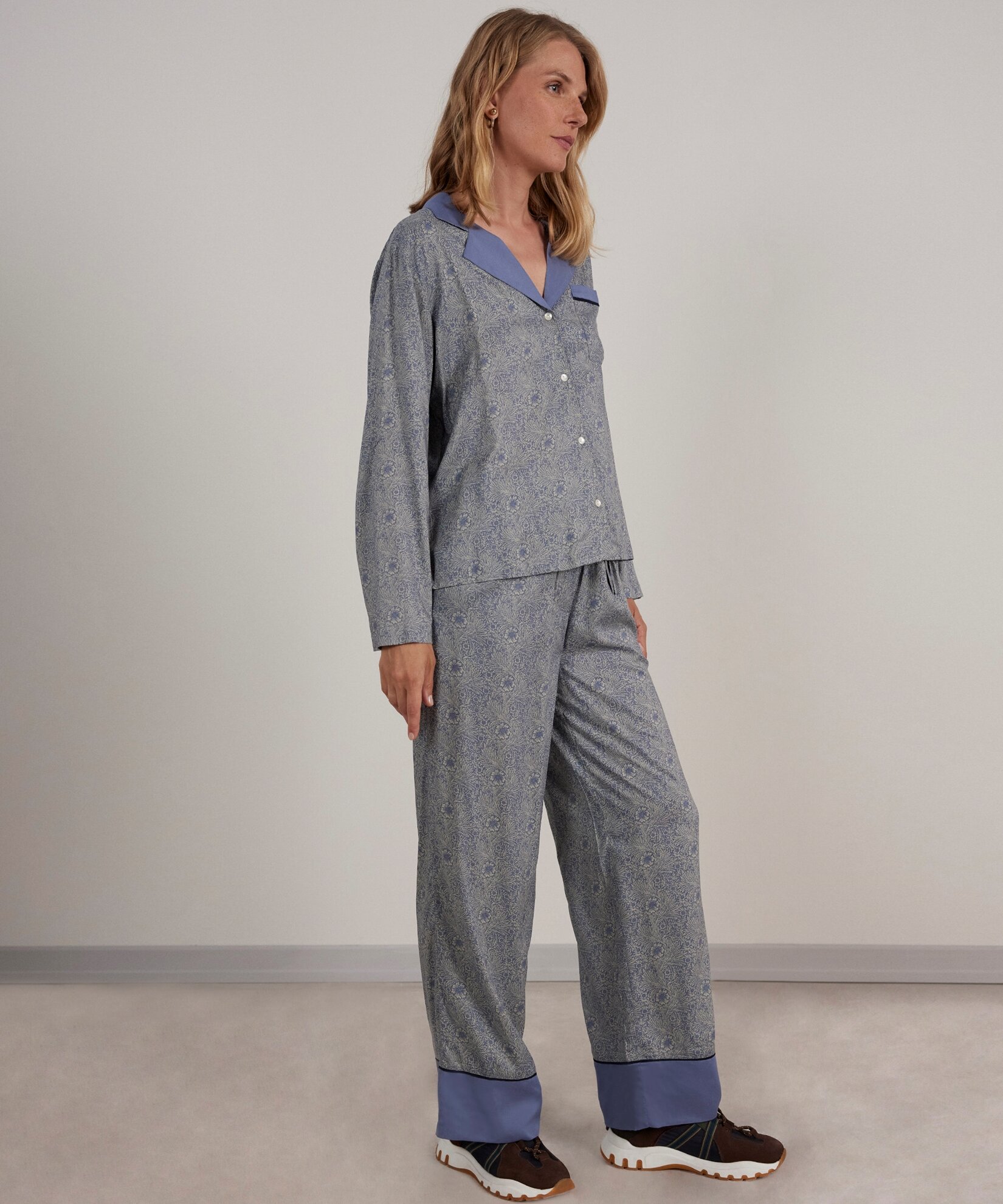 Kontrast Detaylı Pijama Altı