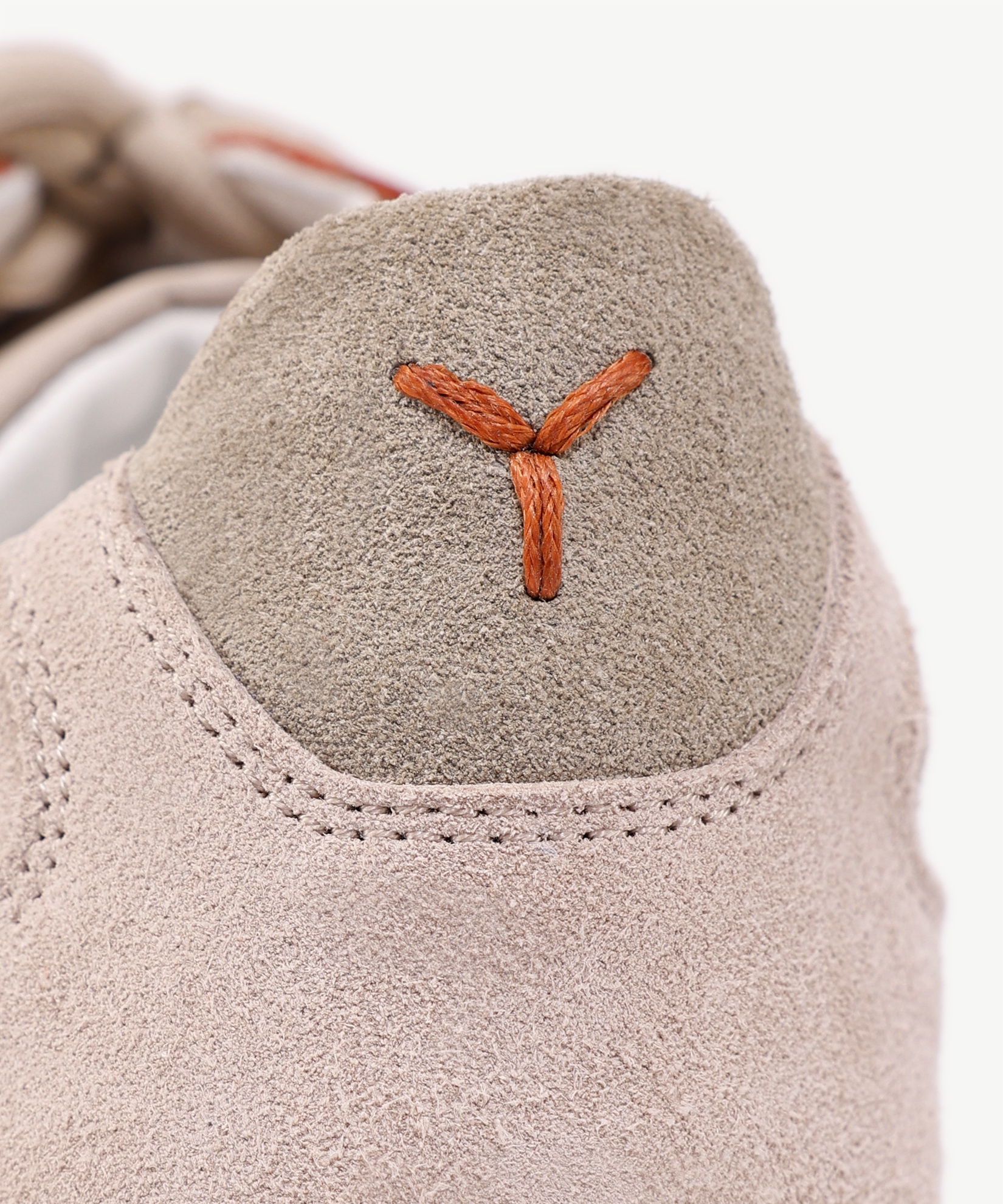 Kumaş Detaylı Deri Sneaker