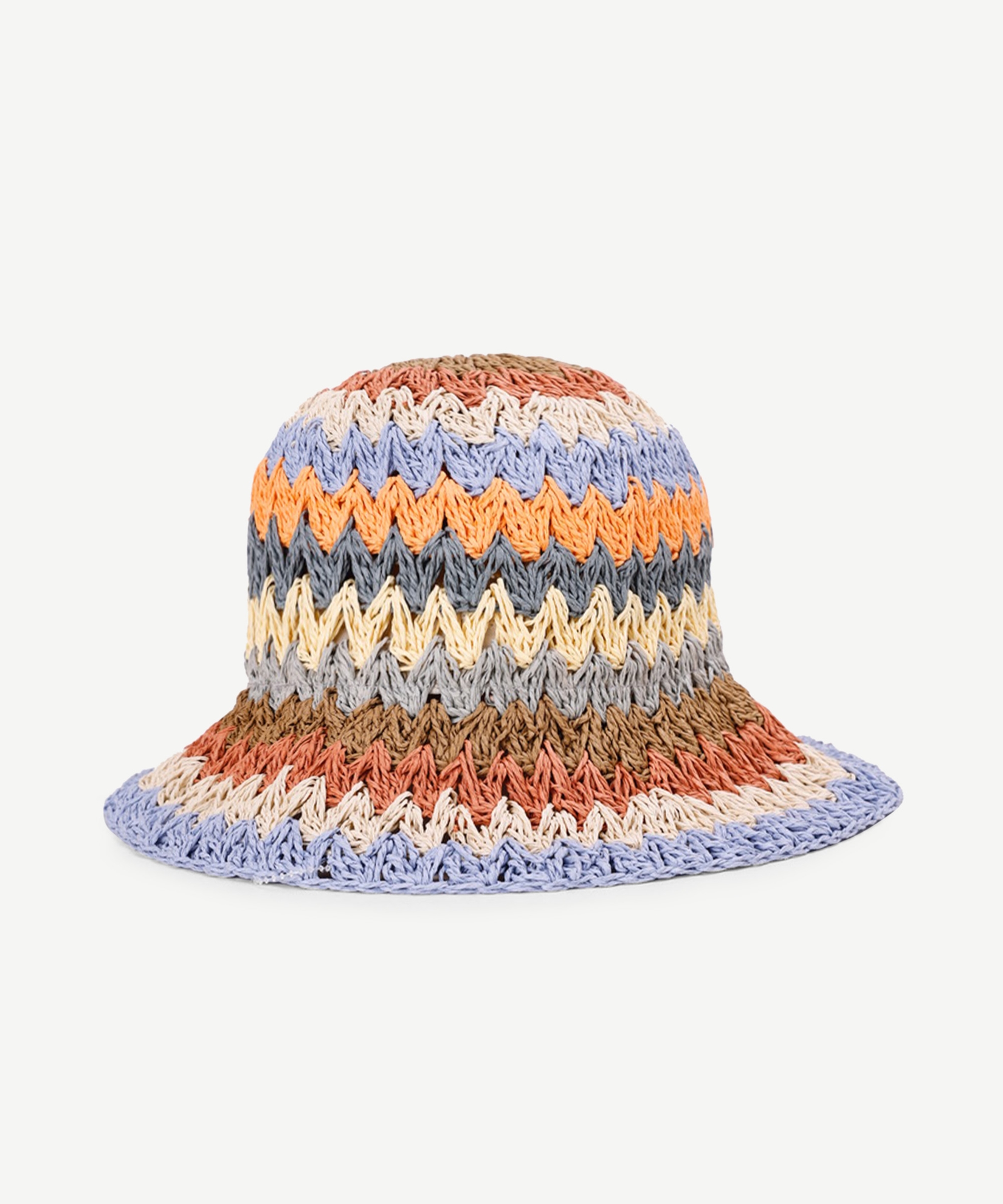 Çok Renkli Hasır Şapka