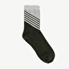 Çizgi Desenli Çorap