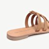 Multi Strap Toe Post Suede Leather Flat Sandals