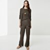 Textured Knitwear Trousers